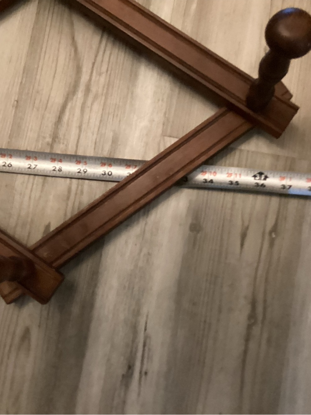 Extendable coat rack - Picture 5 of 7